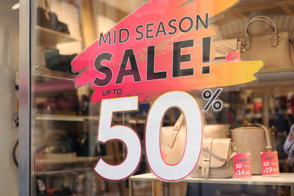 naklejka sprzedazowa